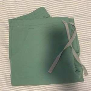 Figs Yola Scrub Bottoms in Sage Green